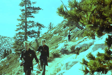 On the way down from San Jacinto Peak - 10-26-58