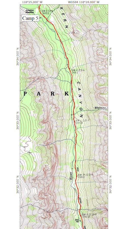 High Sierra Trail 1957 Day 5