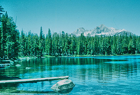 Moraine Lake and Sawtooth Peak - Sequoia National Park 20 Jul 1957