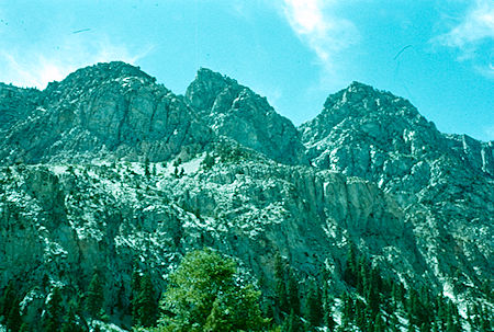 Jagged Kern Canyon walls - Sequoia National Park 22 Jul 1957