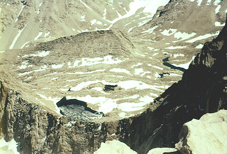 Lakes below top of Mount Whitney - 24 Jul 1957