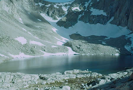Arc Pass, Consultation Lake from Mount Whitney Trail - 24 Jul 1957