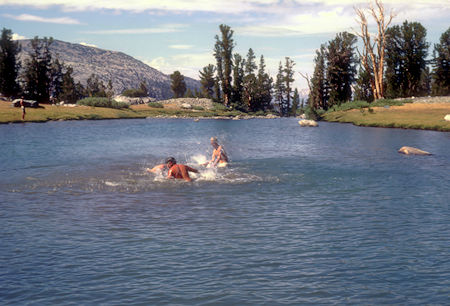 Regreation at Upperr Lyell Base Camp - Yosemite National Park 24 Aug 1966