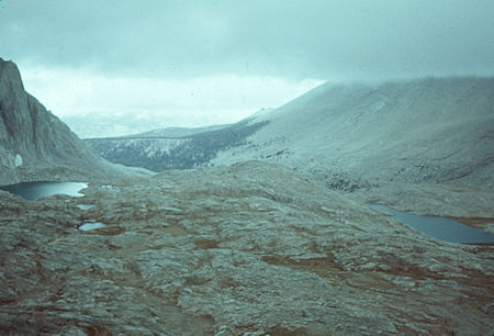 Looking back from Mount Whitney Trail - 05 Sep 1960