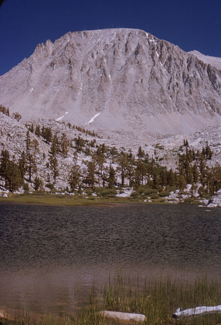 Mount Whitney over Timberline Lake - 20 Aug 1965