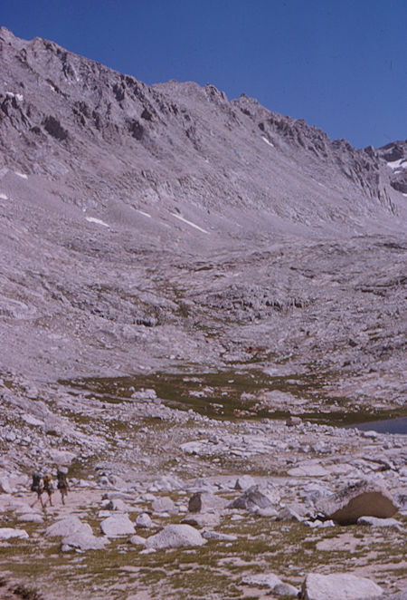 On the trail to Trail Crest Pass - 20 Aug 1965