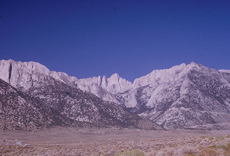 Mount Whitney from Lone Pine Road - 00 Aug 1965