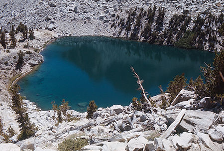 Heart Lake on Kearsarge Pass Trail - Kearsarge Pass 21 Aug1971