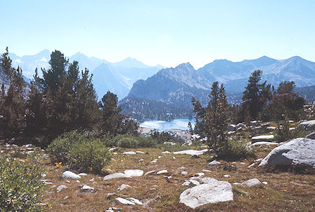 Bullfrog Lake from Kearsarge Pass Trail - Kings Canyon National Park 21 Aug 1971