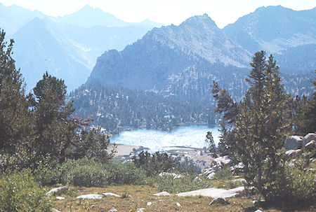 Bullfrog Lake from Kearsarge Pass Trail - Kings Canyon National Park 21 Aug 1971