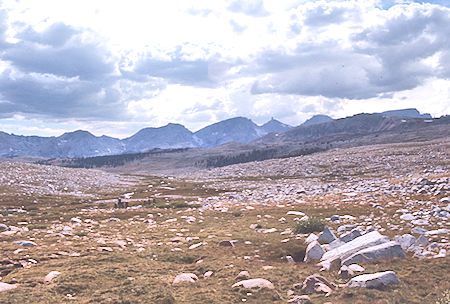 Tyndall Creek from below Shepherd Pass - Sequoia National Park 23 Aug 1971