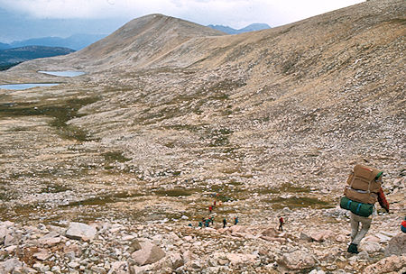 Tawny Point and Ridge, Wright Lake Basin - Sequoia National Park 24 Aug 1971
