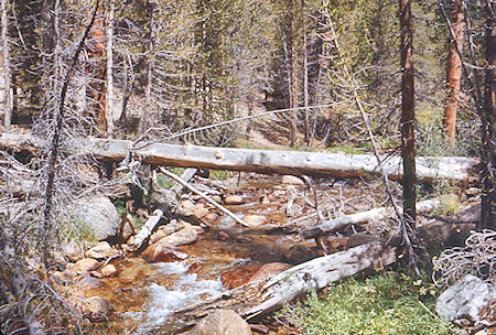 Bridge over Rock Creek - Sequoia National Park 27 Aug 1971
