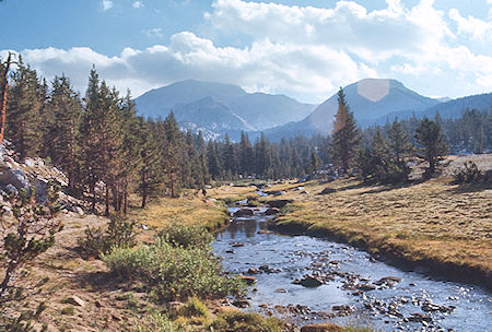 On the trail down Rock Creek - Sequoia National Park 29 Aug 1971