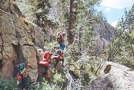 Descending Rock Creek - Sequoia National Park 29 Aug 1971