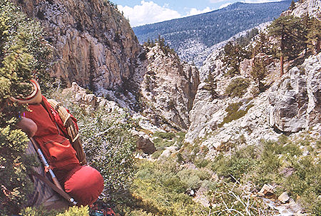 Descending Rock Creek - Sequoia National Park 29 Aug 1971