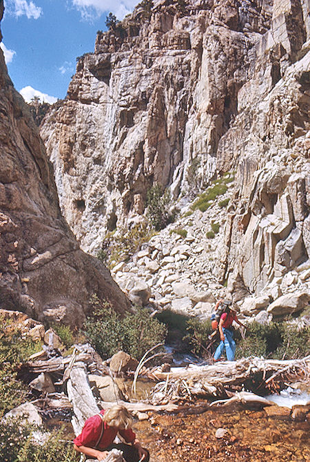 Descending Rock Creek - Sequoia National Park 29 Aug 1971