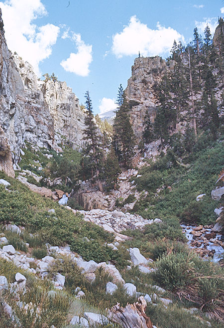 Descending Rock Creek - Sequoia National Park 29 Aug 1971