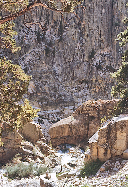 Descending Rock Creek - Sequoia National Park 29 Aug 1971