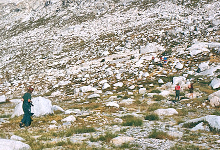 On the way up Triple Divide Peak - Sequoia National Park 02 Sep 1971