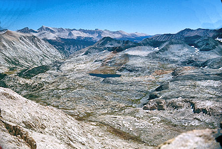 Kern Point, Kern-Kaweah Canyon from top of Tripple Divide Peak - Sequoia National Park 02 Sep 1971