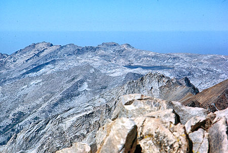 Moose Lake from top of Triple Divide Peak - Sequoia National Park 02 Sep 1971