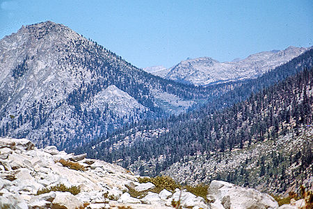 Palmer Mountain, Avalanche Pass down Cloud Canyon - Kings Canyon National Park 03 Sep 1971