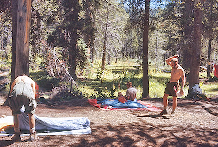 Sphinx Creek camp - Kings Canyon National Park 04 Sep 1971