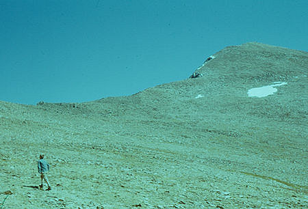 The route up Mount Dana - Sep 1962