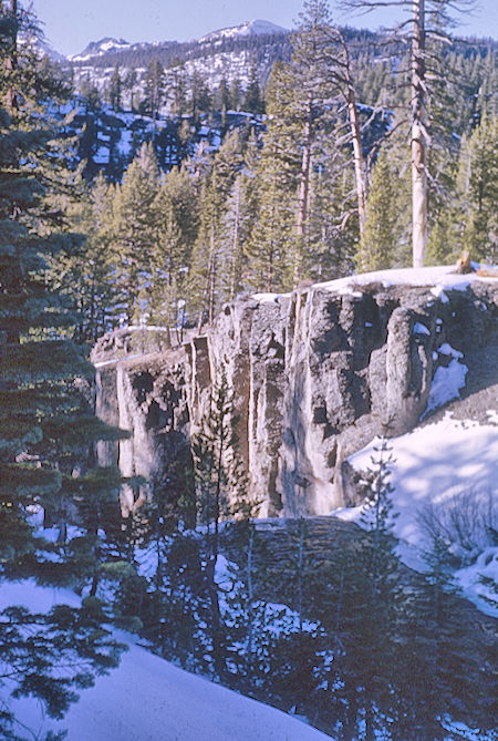 Looking over Rainbow Falls - Devil's Postpile National Monument 22 Dec 1963