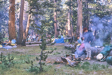 Deer Creek camp - John Muir Wilderness 19 Aug 1967