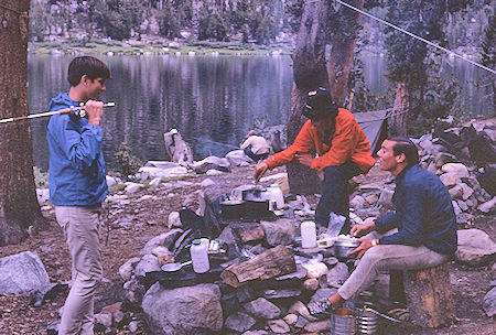 Camp at Purple Lake - John Muir Wilderness 20 Aug 1967
