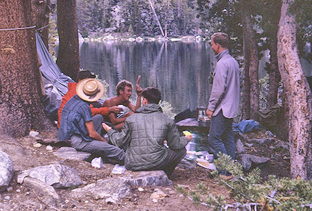 Purple Lake camp - John Muir Wilderness 20 Aug 1967