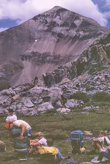 Lunch stop, Red Slate Mountain - John Muir Wilderness 22 Aug 1967