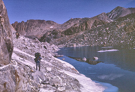 Looking back at  Red and White Lake - John Muir Wilderness 22 Aug 1967