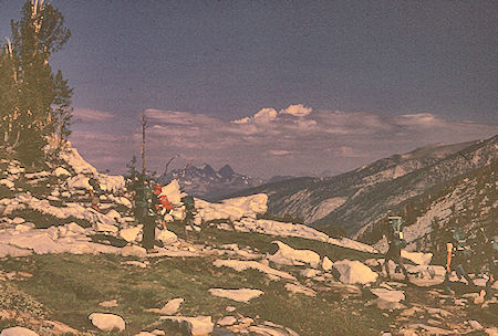 Mt. Ritter and Banner Peak from Silver Pass Trail - John Muir Wilderness 23 Aug 1967