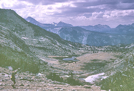 View south from Silver Pass - John Muir Wilderness 23 Aug 1967
