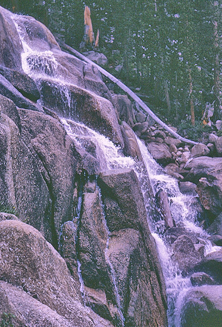 Waterfall near Pocket Meadow - John Muir Wilderness 23 Aug 1967