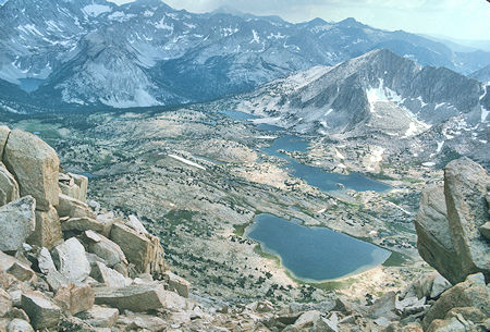 Fourth Recess, Third Recess and Pioneer Basin from Mt. Stanford