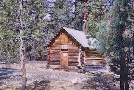 Snow Survey Cabin near Piute Creek trail junction - John Muir Wilderness 16 Aug 1962