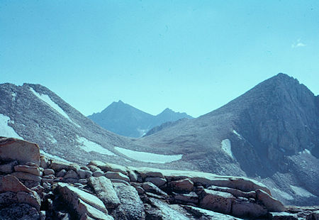 Seven Gables from Italy Pass - John Muir Wilderness Aug 1959