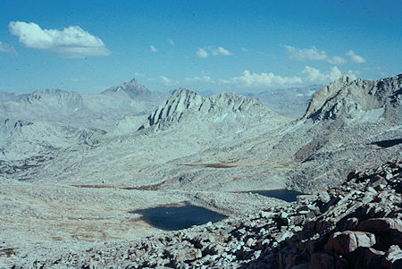 Looking southeast from Italy Pass - John Muir Wilderness Aug 1959