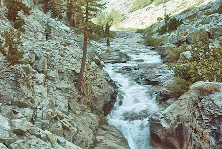 South Fork San Joaquin River above Aspen Meadow - Kings Canyon National Park 16 Aug 1960