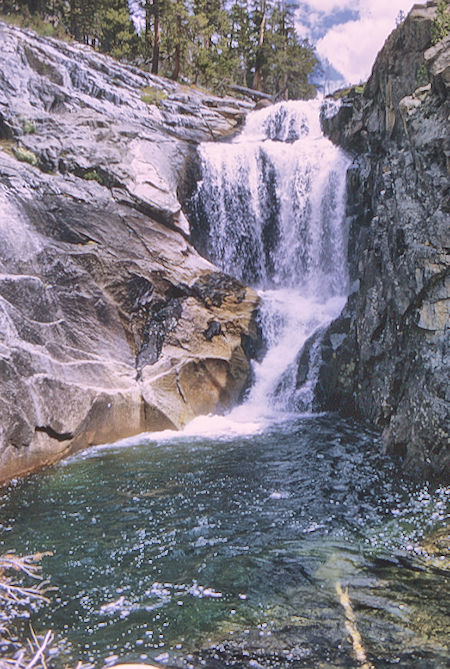 Waterfall in Evolution Valley - Kings Canyon National Park 31 Aug 1968