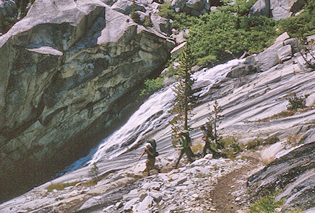 LeConte Canyon cascades - Kings Canyon National Park 27 Aug 1964