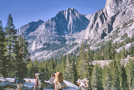 The Citadel as we leave LeConte Canyon - Kings Canyon National Park 28 Aug 1964