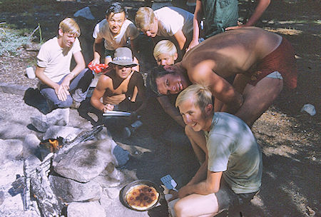Cooking Pizza - Kings Canyon National Park 21 Aug 1969