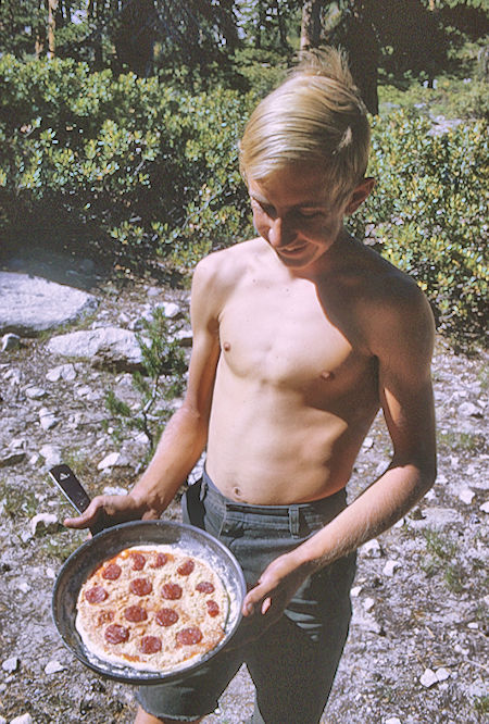 Cooking Pizza - Kings Canyon National Park 21 Aug 1969