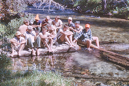 The gang at Deer Meadow - Kings Canyon National Park 19 Aug 1963