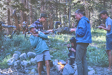 Camp at Deer Meadow - Kings Canyon National Park 19 Aug 1963